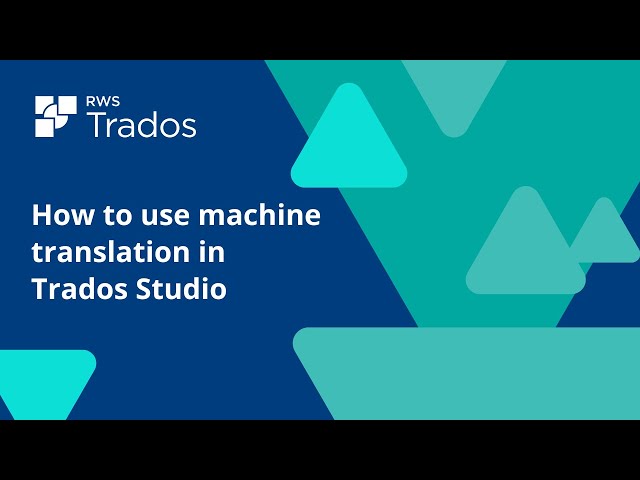 How to use trados studio?
